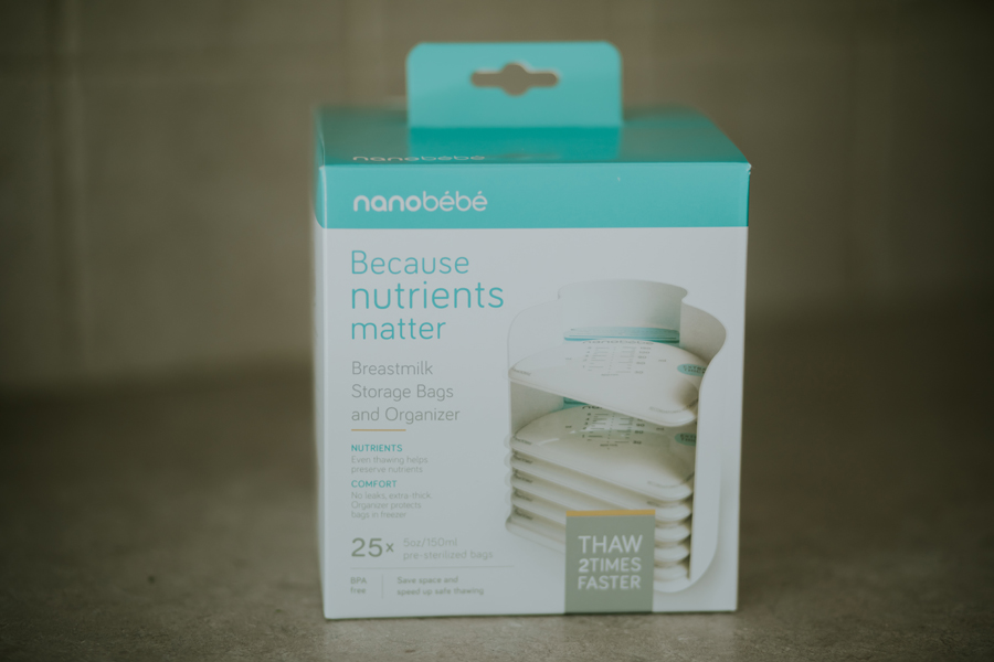 Nursing Pads & Breastmilk Storage Bags and Organizer from nanobebe 